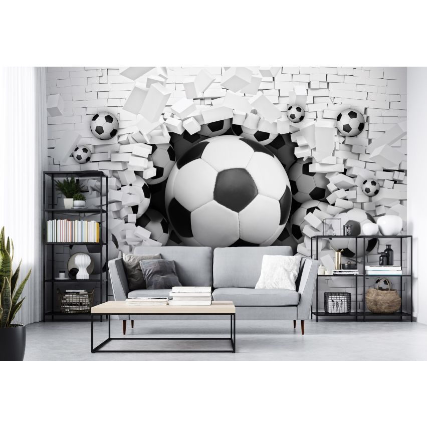 Fototapete JUGEND-(C3383)-Vlies-Tapete-Fußball Graffiti Spiele Tiere Gaming Trend Auto Fiction XXL