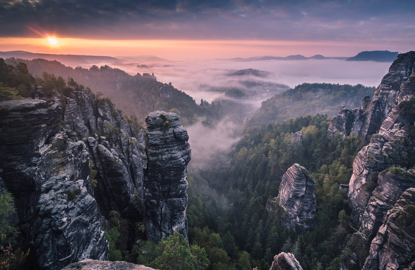 Photo Art Wall Mural-MOUNTAIN VIEW-(6500)-NON WOVEN-Wallpaper-Nature Sky Sea XXL