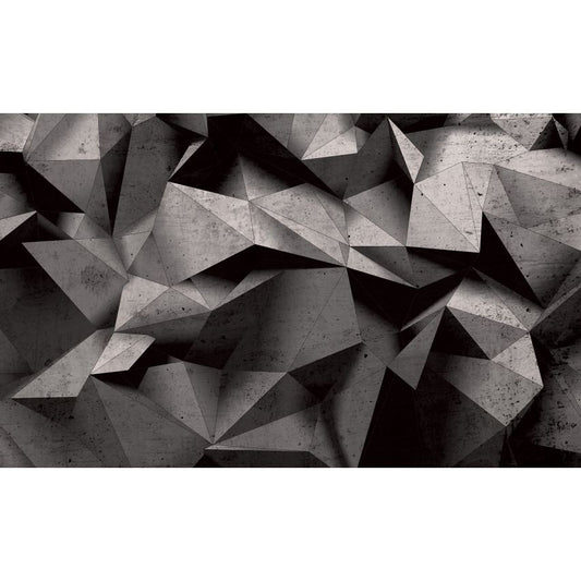 Photo Wall Mural-3D CEMENT THREE EDGES-(C10091)-NON WOVEN-Wallpaper-Abstract XXL