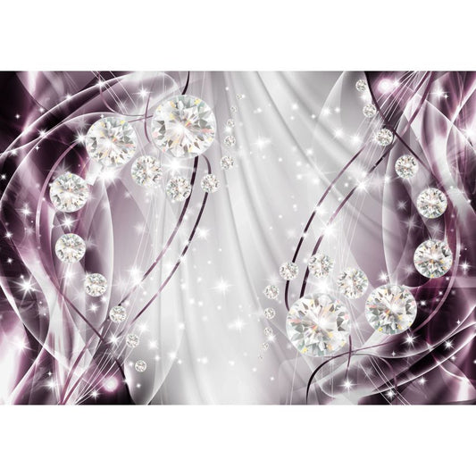 Photo Wall Mural-3D DIAMOND JEWELRY-(C10404)-NON WOVEN-Wallpaper-Abstract XXL