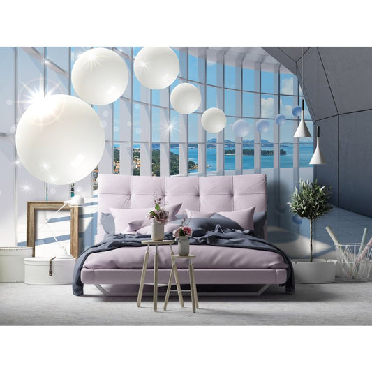 Photo Wall Mural-3D MARBLE TERRACE-(C10419)-NON WOVEN-Wallpaper-Abstract XXL
