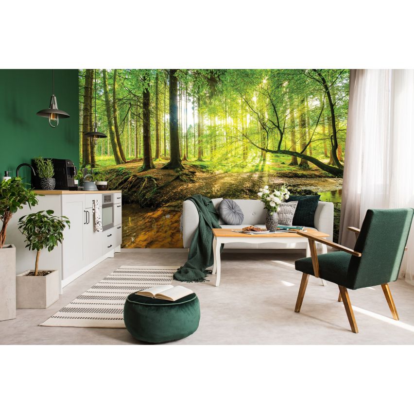 Photo Wall Mural-3D TROPICAL FOREST-(C10513)-NON WOVEN-Wallpaper-Abstract XXL