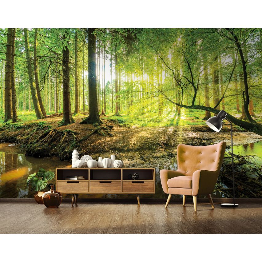 Photo Wall Mural-3D TROPICAL FOREST-(C10513)-NON WOVEN-Wallpaper-Abstract XXL