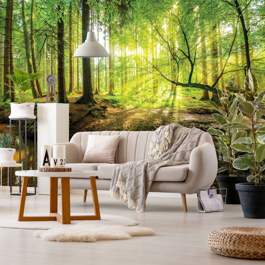 Photo Wall Mural-3D TROPICAL FOREST-(C10513)-NON WOVEN-Wallpaper-Abstract XXL