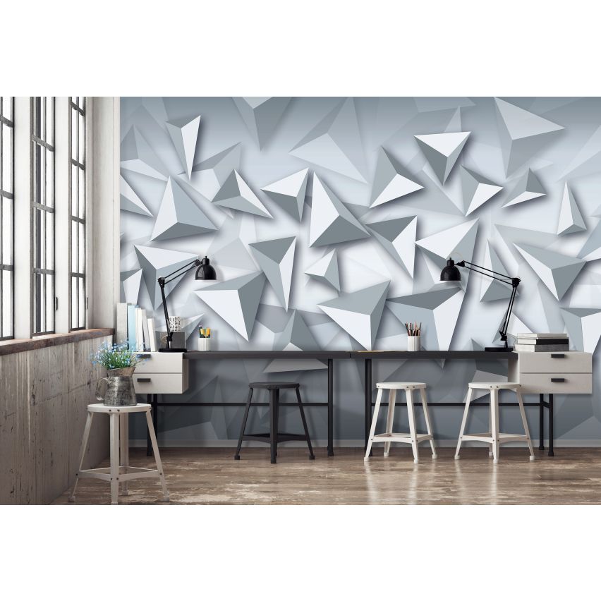 Photo Wall Mural-3D THREE EDGES-(C10937)-NON WOVEN-Wallpaper-Abstract XXL