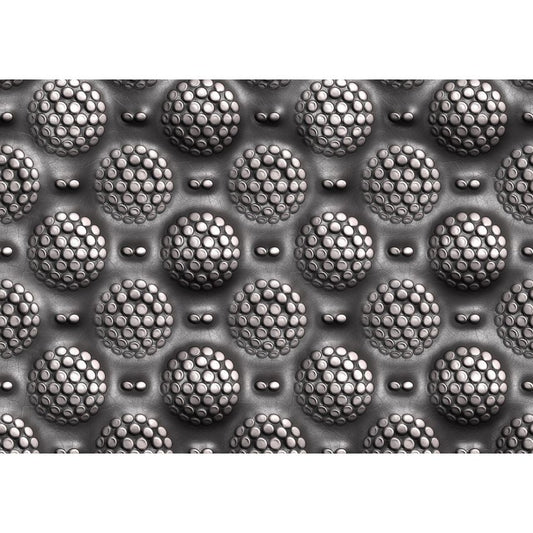 Photo Wall Mural-3D IRON MARBLES-(C11857)-NON WOVEN-Wallpaper-Abstract XXL