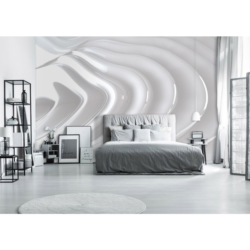 Photo Wall Mural-3D WAVE FREQUENCY-(C12566)-NON WOVEN-Wallpaper-Abstract XXL
