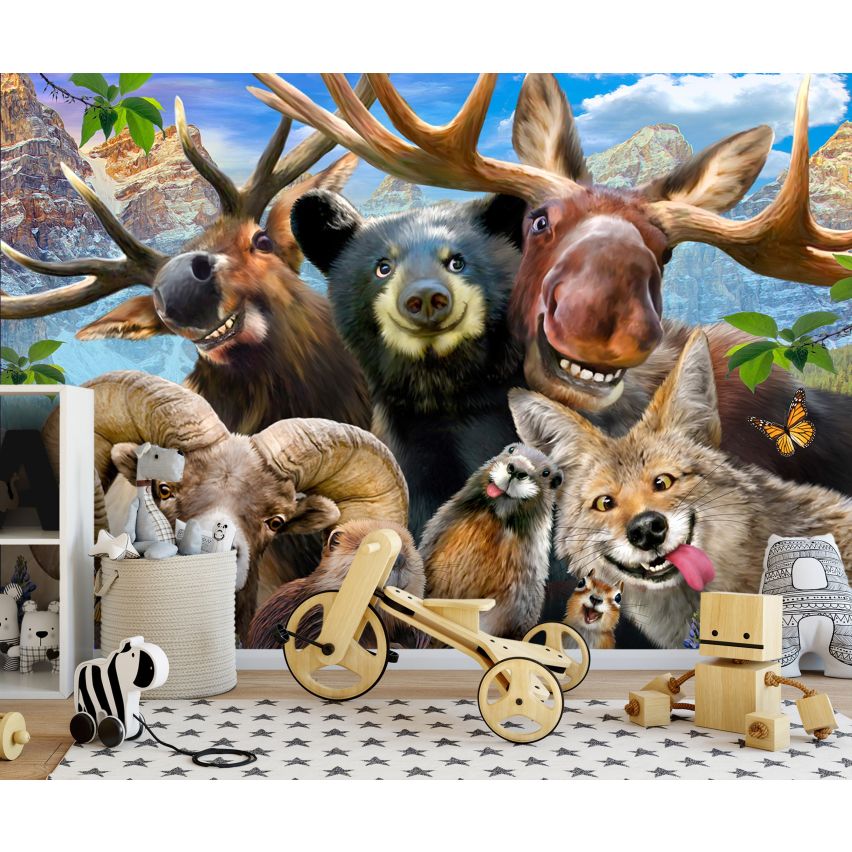 Fototapete -(C12863)-Vlies-Tapete-Tiere XXL