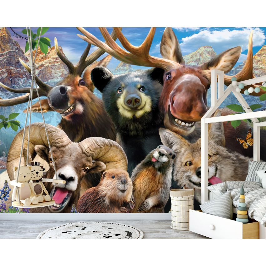 Fototapete -(C12863)-Vlies-Tapete-Tiere XXL