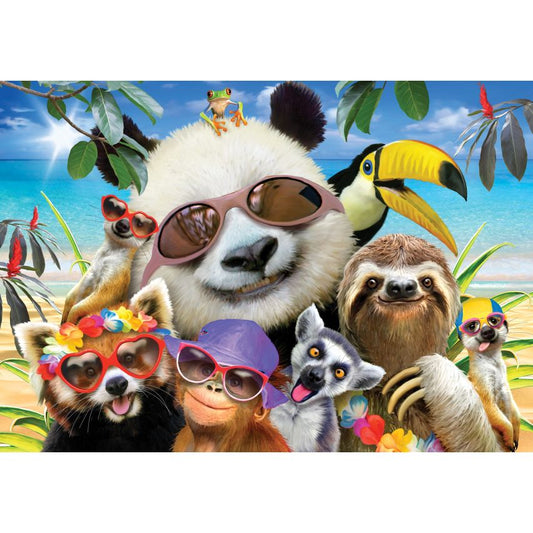 Photo Wall Mural-3D ANIMAL FREINDS-(C12867)-NON WOVEN-Wallpaper-Abstract XXL