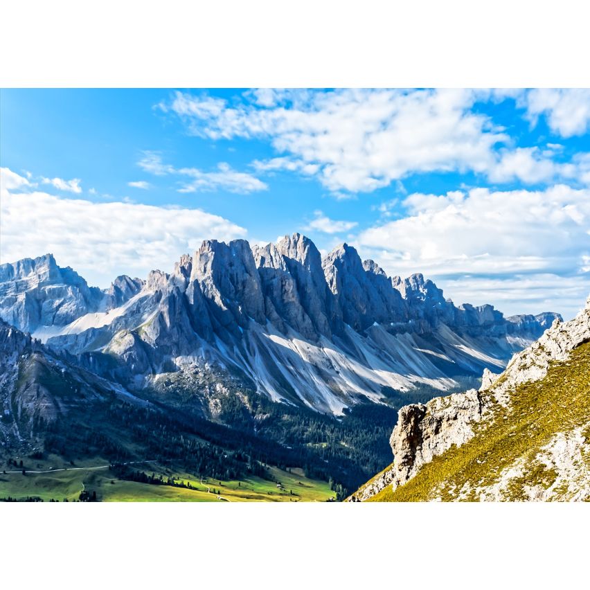 Fototapete BERGSPITZE-(C12997) - Vliestapete - Gebirgskette Berg Landschaft XXL