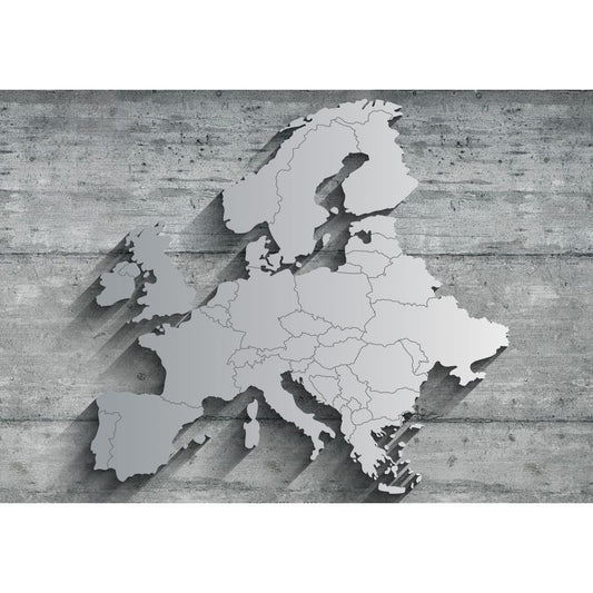 Photo Wall Mural-3D EUROPE MAP 2025-(C13585)-NON WOVEN-Wallpaper-Abstract XXL