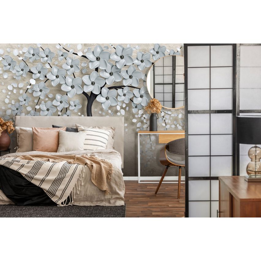 Photo Wall Mural-3D BLACK TREE PORCELAIN-(C13590)-NON WOVEN-Wallpaper-Abstract NatureXXL
