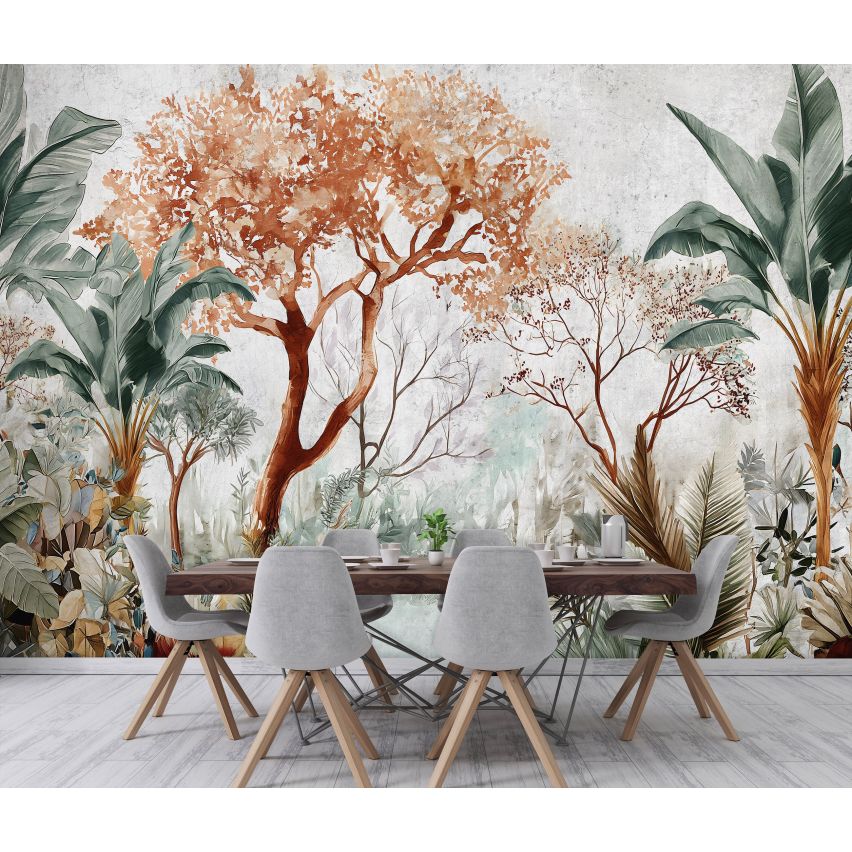Photo Wall Mural-3D TROPICAL LAKE-(C15323)-NON WOVEN-Wallpaper-Abstract XXL