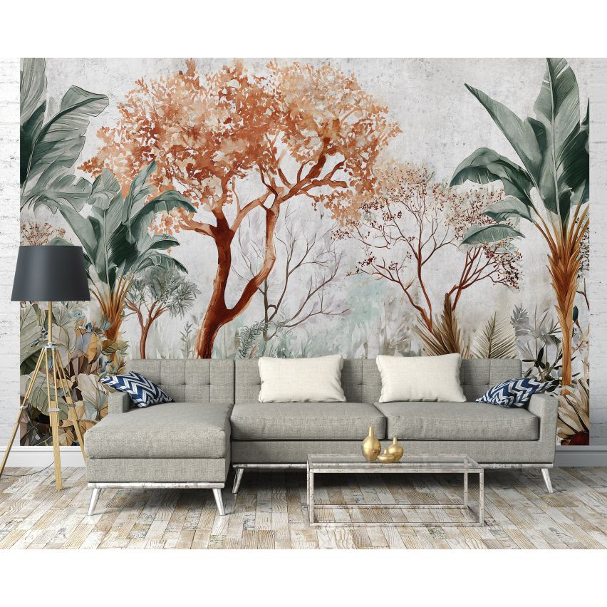 Photo Wall Mural-3D TROPICAL LAKE-(C15323)-NON WOVEN-Wallpaper-Abstract XXL