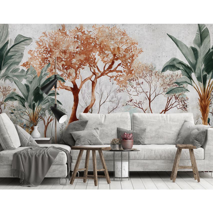 Photo Wall Mural-3D TROPICAL LAKE-(C15323)-NON WOVEN-Wallpaper-Abstract XXL