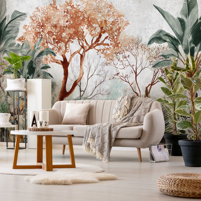 Photo Wall Mural-3D TROPICAL LAKE-(C15323)-NON WOVEN-Wallpaper-Abstract XXL