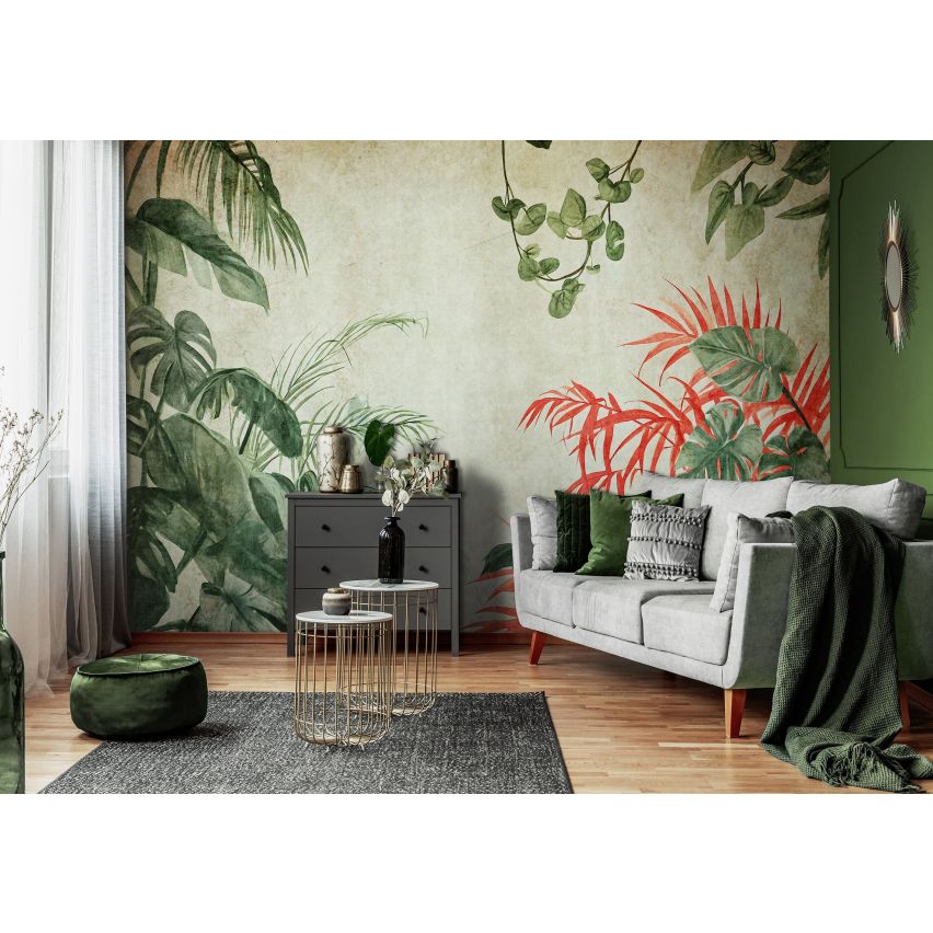 Photo Wall Mural-3D TROPICAL JUNGLE-(C15324)-NON WOVEN-Wallpaper-Abstract XXL