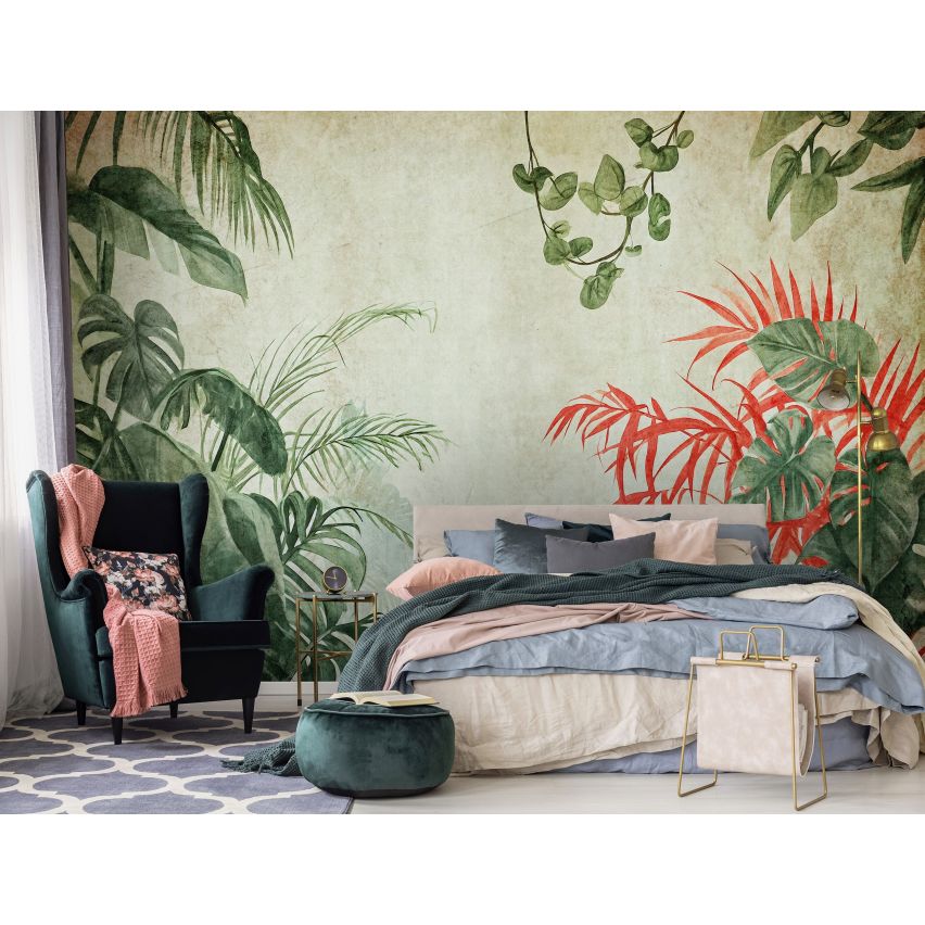Photo Wall Mural-3D TROPICAL JUNGLE-(C15324)-NON WOVEN-Wallpaper-Abstract XXL