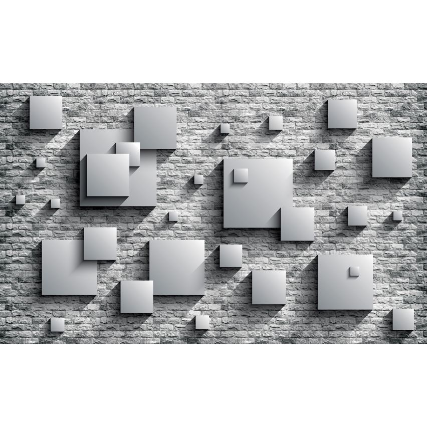 Photo Wall Mural-3D SQUARE-(3443)-NON WOVEN-Wallpaper-Abstract XXL