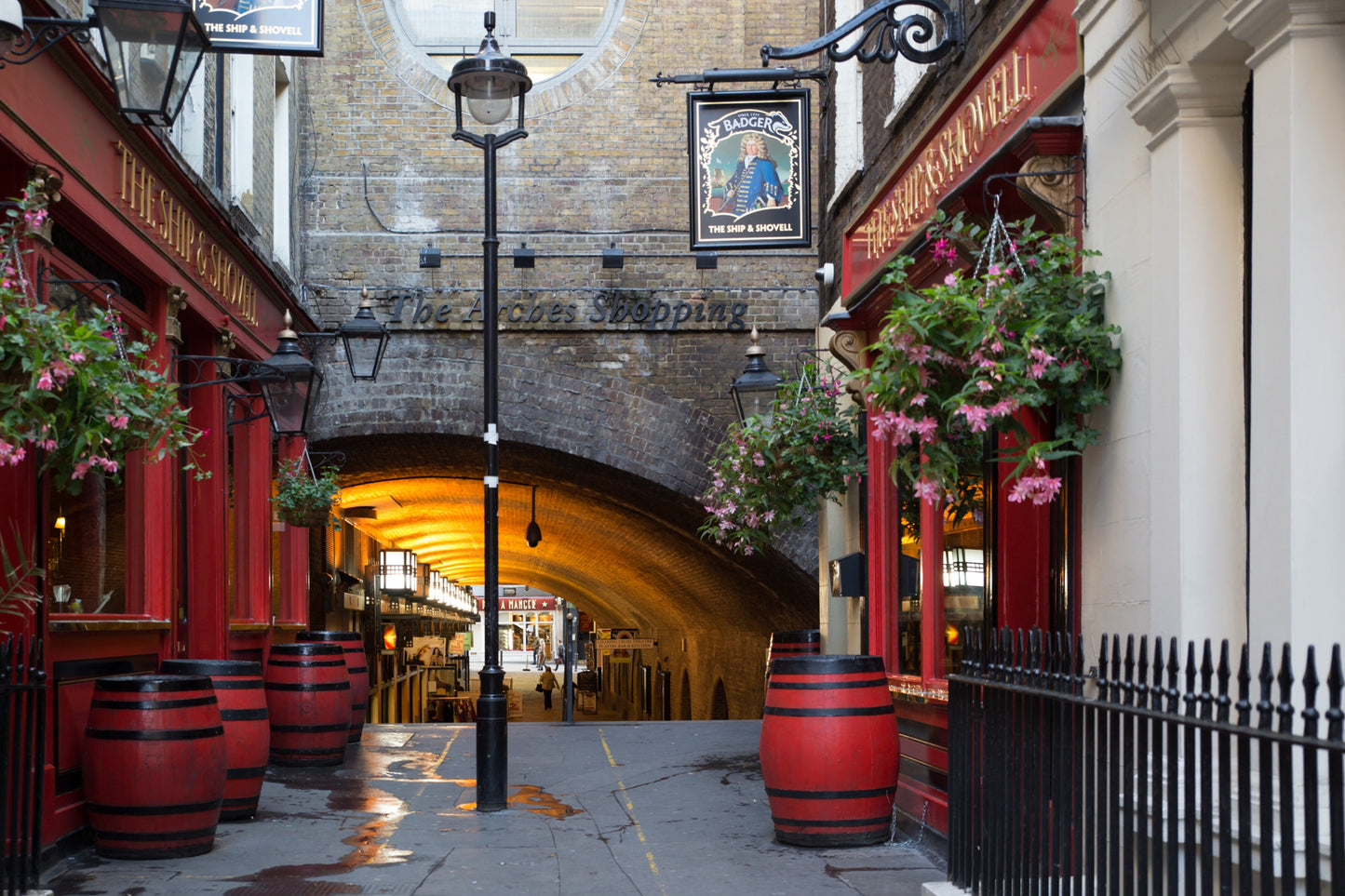 Photo Wall Mural-(4428)-ALLEYWAY PUB-NON WOVEN-Wallpaper-Panorama Vintage XXL