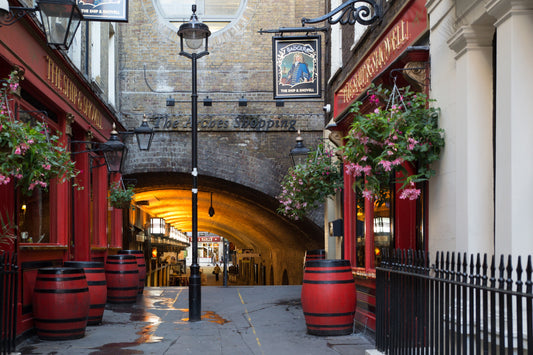 Photo Wall Mural-(4428)-ALLEYWAY PUB-NON WOVEN-Wallpaper-Panorama Vintage XXL