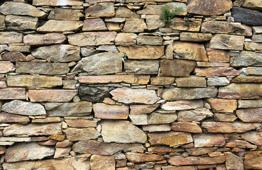 Photo Wall Mural-BRICK-(5650)-NON WOVEN-Wallpaper-Minerals Rocks Stones Sand XXL