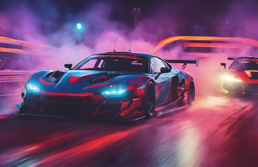 Photo Mural-SPORT CARS-(5991)-NON WOVEN-Wallpaper-Wall-Art-Racing Motor Car XXL