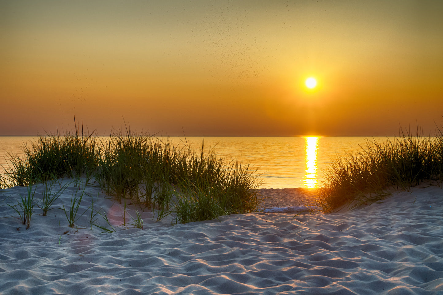 Photo Wall Mural-(623)-SUNSET DUNE-NON WOVEN-Beach-Sand Wallpaper Panorama XXL