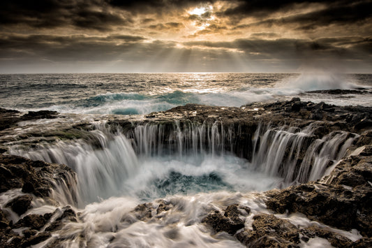 Photo Art Wall Mural-POWER-(6547)-NON WOVEN-Wallpaper-Realistic Waterfall In XXL