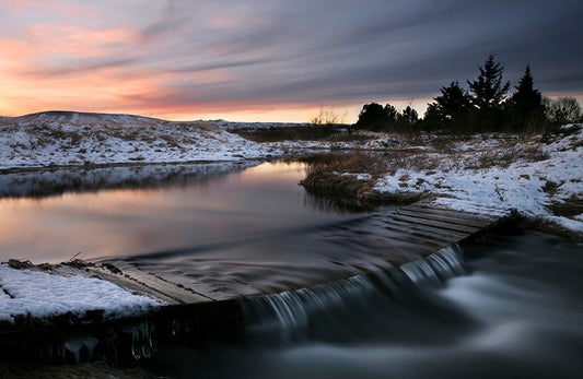 Photo Mural-WATERFALL-(8163)-NON WOVEN-Wallpaper-Wall-Art-Cascade Stream XXL