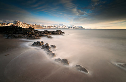 Photo Mural-SAND BEACH-(8167)-NON WOVEN-Wallpaper-Wall-Art-Dune Stream Rock XXL