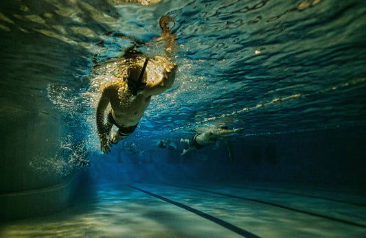 Photo Wall Mural-SWIMMING POOL-(8170)-NON WOVEN-Wallpaper-Water Sport Athletics XXL